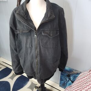 Nixon Men's Dark Gray Military Jacket